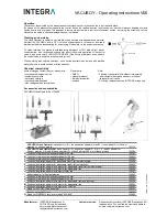 Предварительный просмотр 1 страницы Integra VACUBOY Operating Instructions