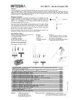 Предварительный просмотр 3 страницы Integra VACUBOY Operating Instructions