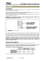 Предварительный просмотр 5 страницы Integra Xmart LBU-ONL 1.5K User Manual