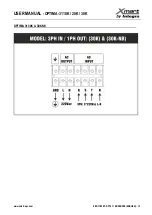 Preview for 15 page of Integra Xmart OPTIMA-31 10K User Manual