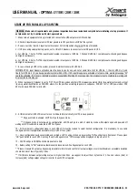 Preview for 25 page of Integra Xmart OPTIMA-31 10K User Manual