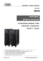 Integra Xmart OPTIMA-33 10K User Manual preview