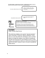 Preview for 4 page of Integral Circuits CC 50 A User Manual