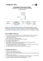 Integral LED ILEMTS033 Installation Instruction Sheet preview