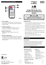 Предварительный просмотр 1 страницы Integral LED ILRC005 Manual