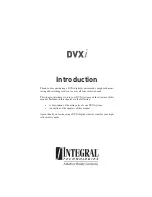 Preview for 4 page of Integral DVXi TBS4 User Manual