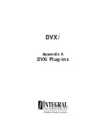 Preview for 118 page of Integral DVXi TBS4 User Manual