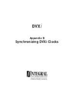 Preview for 132 page of Integral DVXi TBS4 User Manual