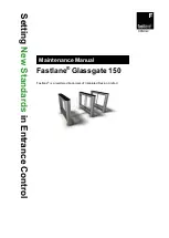 Preview for 1 page of Integrated Design Fastlane Glassgate 150 Maintenance Manual