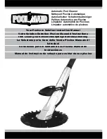 Integrated Pool Products Poolmaid Instruction Manual preview
