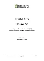 Предварительный просмотр 1 страницы Integrity I Fuse 105 User Manual