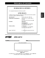 Preview for 43 page of Intek DRS-5070 Owner'S Manual