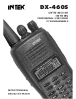 Intek DX-460S Instruction Manual предпросмотр