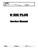 Предварительный просмотр 1 страницы Intek H-520 PLUS Service Manual