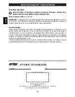 Preview for 38 page of Intek HT-446S Instruction Manual