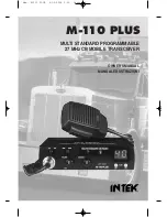 Intek M-110 PLUS Owner'S Manual preview