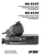 Intek MX-825U Instruction Manual предпросмотр