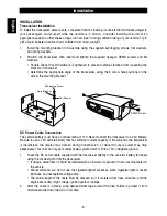 Предварительный просмотр 6 страницы Intek MX-825U Instruction Manual