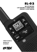 Intek SL-02 Owner'S Manual preview