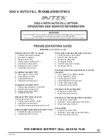 Предварительный просмотр 13 страницы Intek XSG-5 Service Manual & Parts List