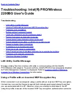 Preview for 17 page of Intel 2200BG User Manual