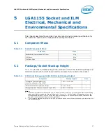 Preview for 37 page of Intel 2ND GENERATION  CORE PROCESSOR FAMILY DESKTOP - THERMAL MECHANICAL S AND DESIGN GUIDELINES 01-2011 Specifications