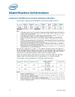 Preview for 12 page of Intel 2ND GENERATION INTEL CORE PROCESSOR FAMILY MOBILE - SPECIFICATION UPDATE 01-2011 Specification