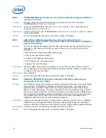 Preview for 28 page of Intel 2ND GENERATION INTEL CORE PROCESSOR FAMILY MOBILE - SPECIFICATION UPDATE 01-2011 Specification