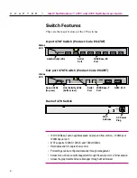 Preview for 8 page of Intel 470F - NetStructure Switch User Manual