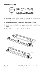 Preview for 22 page of Intel 486MIS Quick Start Manual