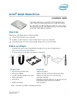 Intel 530 Series Installation Manual preview