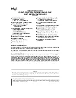 Intel 80C51FA Specification Sheet preview