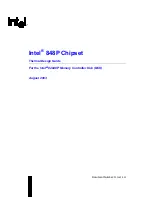 Intel 848P Thermal Design Manual preview