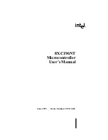 Preview for 2 page of Intel 8XC196NT User Manual