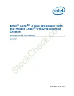 Intel 945GME User Manual предпросмотр