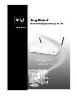 Preview for 2 page of Intel AnyPoint User Manual