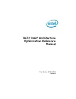 Preview for 1 page of Intel ARCHITECTURE IA-32 Reference Manual