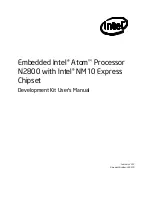 Предварительный просмотр 1 страницы Intel Atom N2800 User Manual