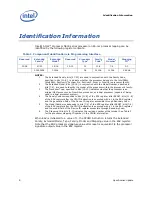 Preview for 8 page of Intel ATOM PROCESSOR N 500 -  UPDATE REVISION 001 Specification