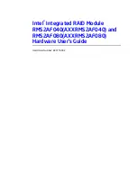 Intel AXXRMS2AF040 Hardware User'S Manual preview