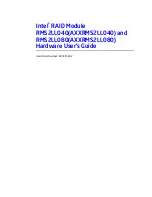 Предварительный просмотр 1 страницы Intel AXXRMS2LL040 Hardware User'S Manual