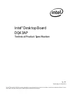 Preview for 1 page of Intel BLKDQ43AP Specification