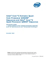 Intel BX80562Q6600 - Core 2 Quad 2.4 GHz Processor Specification предпросмотр