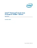 Intel BX80571E5300 - Pentium 2.6 GHz Processor Datasheet preview