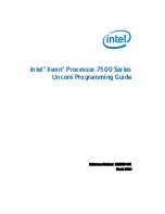 Предварительный просмотр 1 страницы Intel BX80571E7500 - Core 2 Duo 2.93 GHz Processor Programming Manual