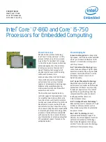 Intel BX80605I7860 - Core i7 2.8 GHz Processor Product Overview preview