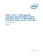 Intel BX80613I7980 Datasheet preview