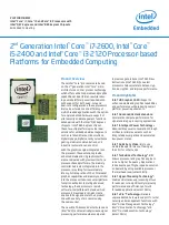 Intel BX80623I72600 Product Overview preview