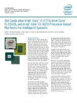 Preview for 1 page of Intel BX80637I73770 Product Overview