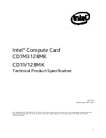 Preview for 1 page of Intel CD1IV128MK Technical Product Specification